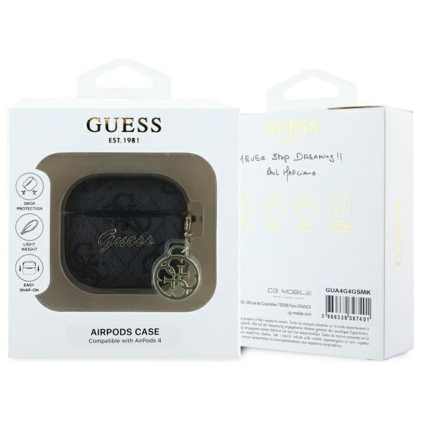 Guess AirPods 4 Cover 4G Charm Sort