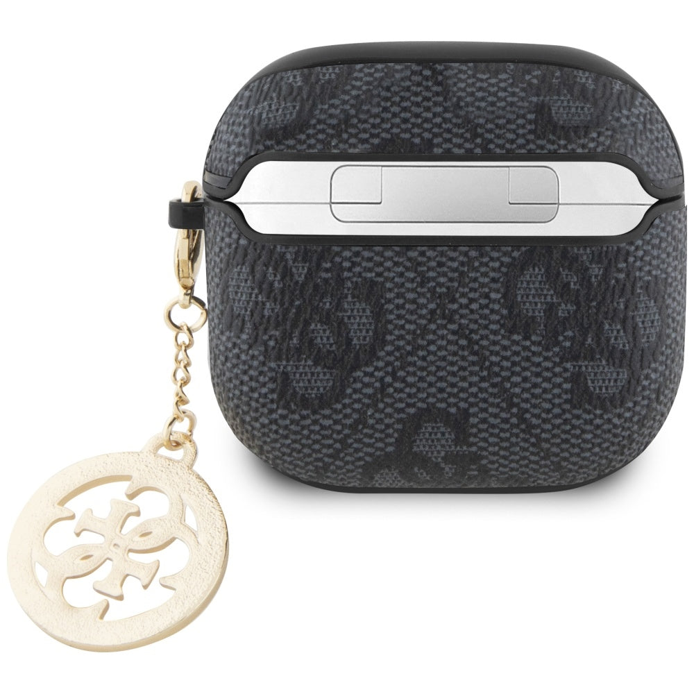 Guess AirPods 4 Cover 4G Strass Charm Sort
