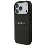 Guess iPhone 17 Pro/iPhone 18 Pro Cover med kornet sort