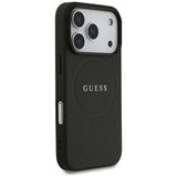 Guess iPhone 17 Pro/iPhone 18 Pro Cover med kornet sort
