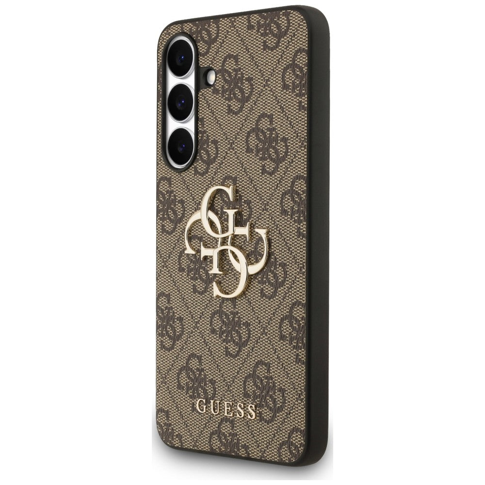 Guess Samsung Galaxy S25 FE Cover 4G Metal Logo Brun