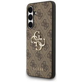 Guess Samsung Galaxy S25 FE Cover 4G Metal Logo Brun
