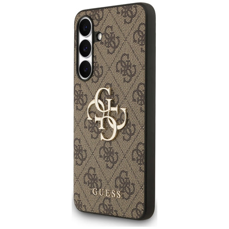 Guess Samsung Galaxy S25 FE Cover 4G Metal Logo Brun