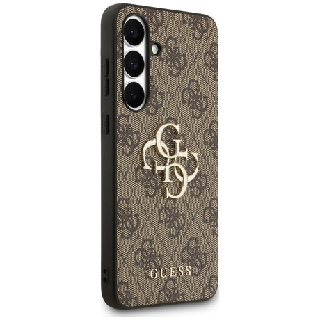 Guess Samsung Galaxy S25 FE Cover 4G Metal Logo Brun