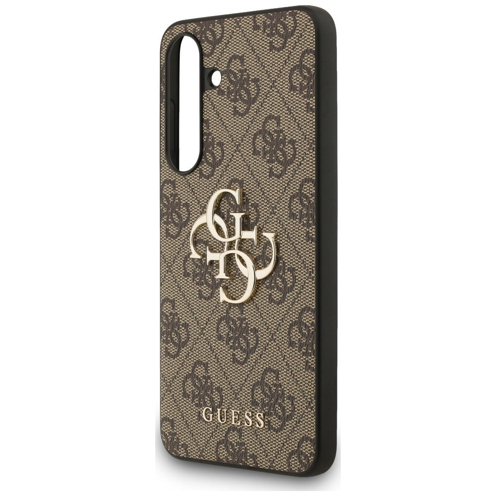 Guess Samsung Galaxy S25 FE Cover 4G Metal Logo Brun