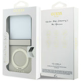 Guess Samsung Galaxy Z Flip 8 Cover Ring Stand MagSafe Guld