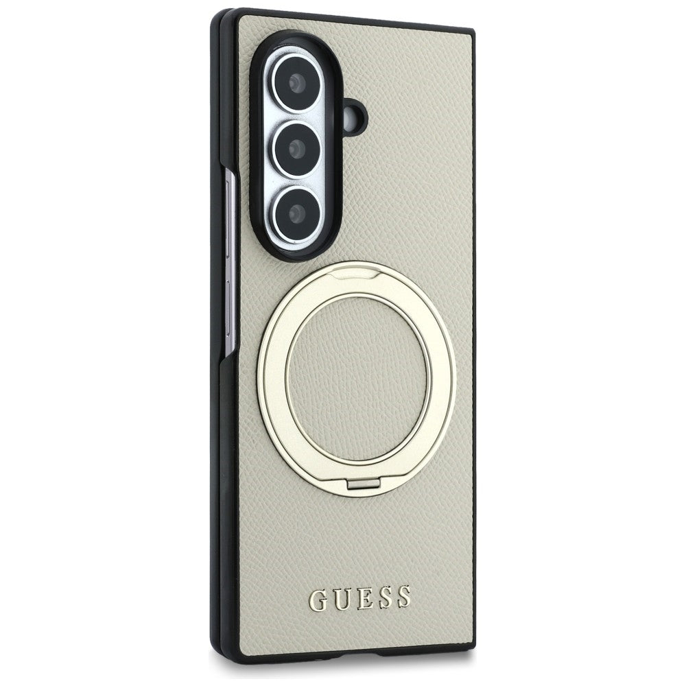 Guess Samsung Galaxy Z Fold 8 Ultra Cover Ring Stand MagSafe Guld