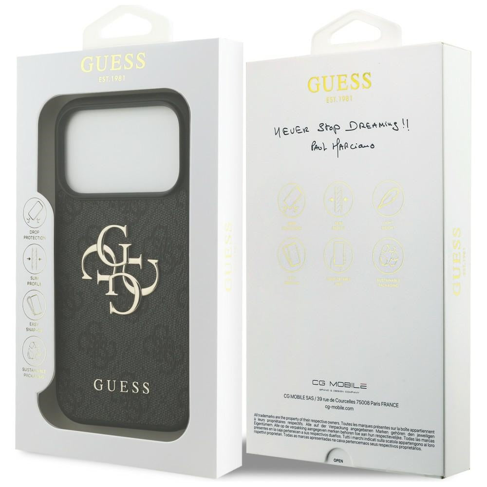 Guess iPhone 17 Pro/iPhone 18 Pro Cover 4G Big Logo Sort