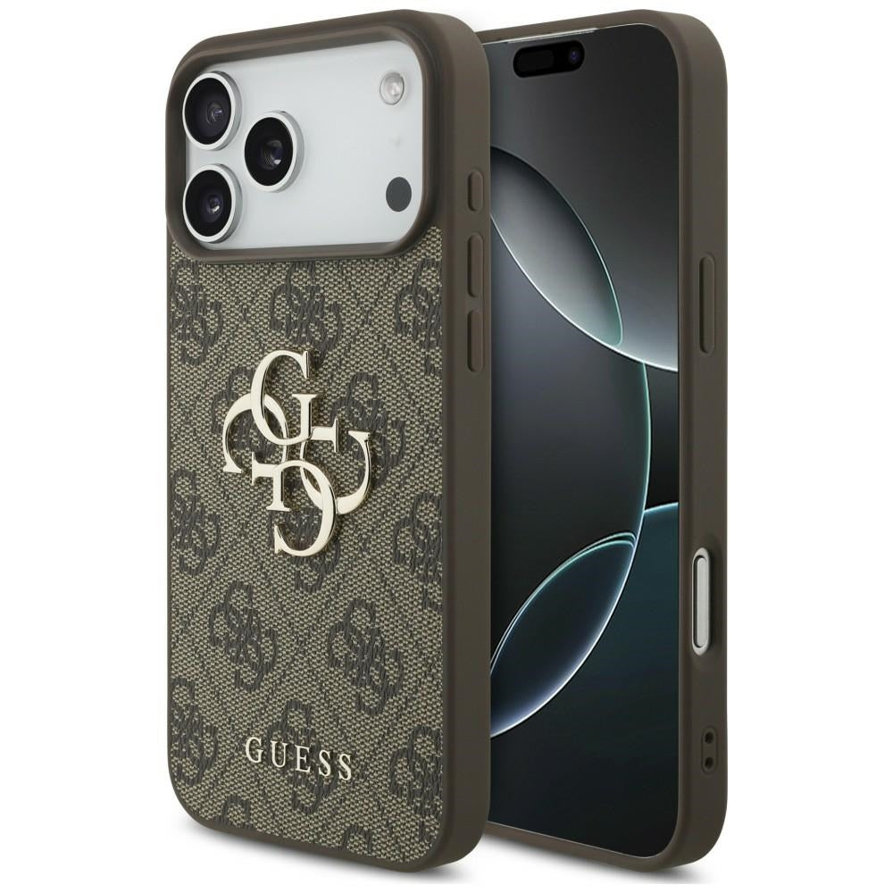 Guess iPhone 17 Pro/iPhone 18 Pro Cover 4G Big Logo Brun