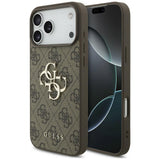 Guess iPhone 17 Pro/iPhone 18 Pro Cover 4G Big Logo Brun