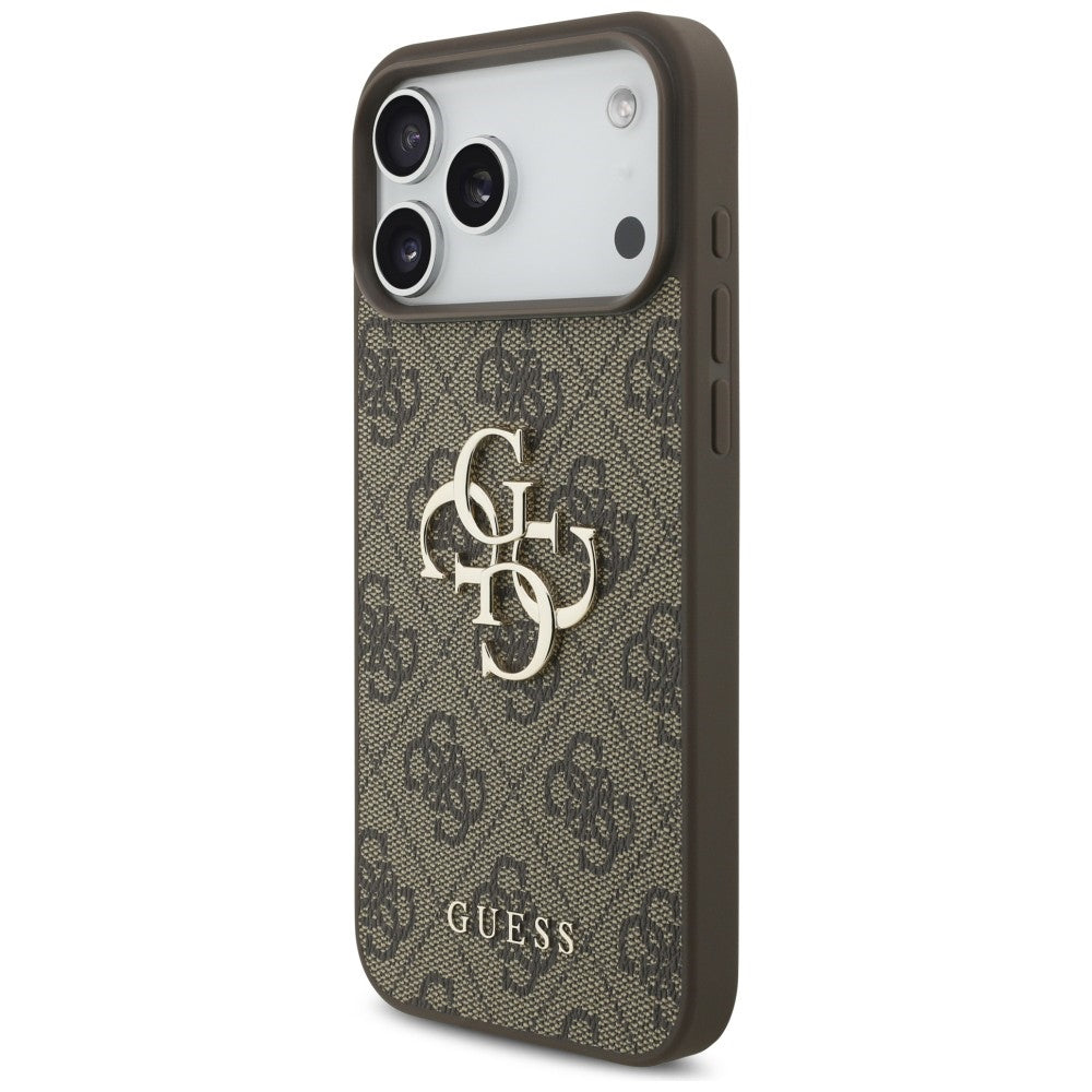 Guess iPhone 17 Pro Max/iPhone 18 Pro Max Cover 4G Big Logo Brun