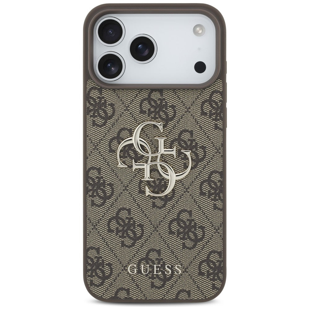 Guess iPhone 17 Pro Max/iPhone 18 Pro Max Cover 4G Big Logo Brun