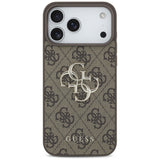Guess iPhone 17 Pro Max/iPhone 18 Pro Max Cover 4G Big Logo Brun