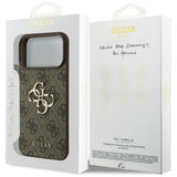 Guess iPhone 17 Pro Max/iPhone 18 Pro Max Cover 4G Big Logo Brun