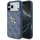 Guess iPhone 17 Pro Max/iPhone 18 Pro Max Cover 4G Big Logo Blå