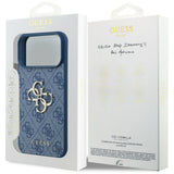 Guess iPhone 17 Pro Max/iPhone 18 Pro Max Cover 4G Big Logo Blå