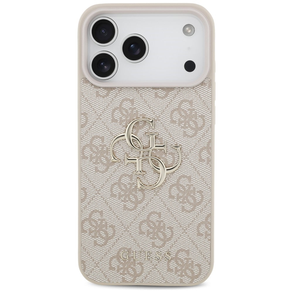 Guess iPhone 17 Pro Max/iPhone 18 Pro Max Cover 4G Big Logo Lyserød