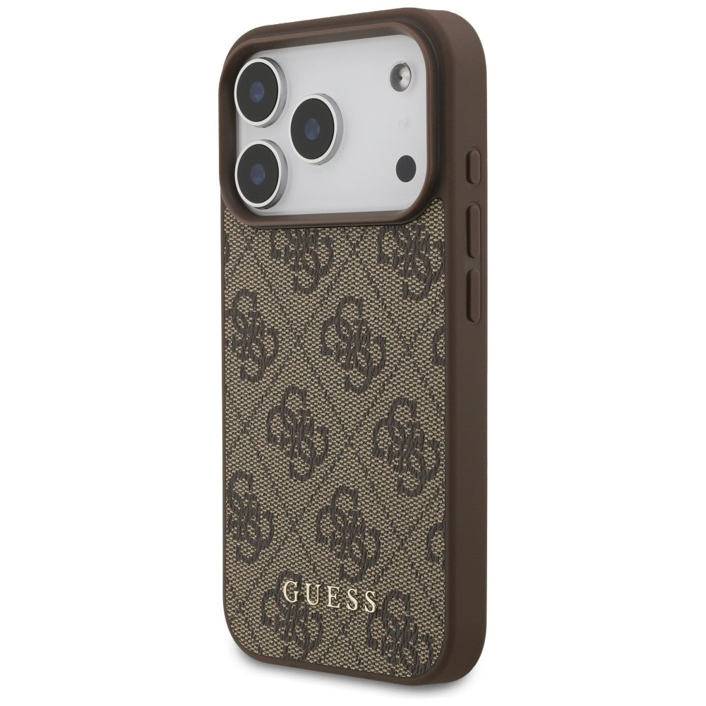 Guess iPhone 17 Pro/iPhone 18 Pro Cover 4G Classic Brun