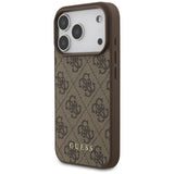Guess iPhone 17 Pro/iPhone 18 Pro Cover 4G Classic Brun