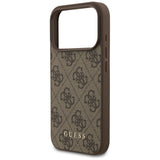 Guess iPhone 17 Pro/iPhone 18 Pro Cover 4G Classic Brun