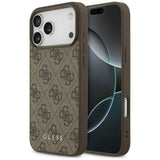 Guess iPhone 17 Pro Max/iPhone 18 Pro Max Cover 4G Classic Brun