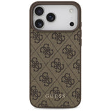 Guess iPhone 17 Pro Max/iPhone 18 Pro Max Cover 4G Classic Brun
