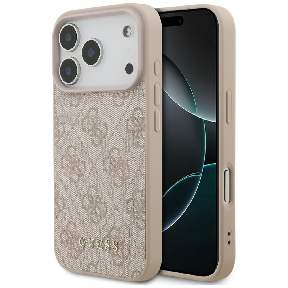 Guess iPhone 17 Pro/iPhone 18 Pro Cover 4G Classic Lyserød