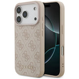 Guess iPhone 17 Pro/iPhone 18 Pro Cover 4G Classic Lyserød