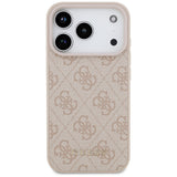 Guess iPhone 17 Pro/iPhone 18 Pro Cover 4G Classic Lyserød