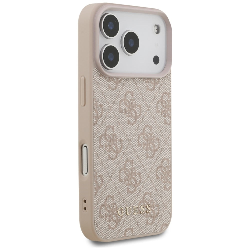 Guess iPhone 17 Pro/iPhone 18 Pro Cover 4G Classic Lyserød
