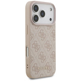 Guess iPhone 17 Pro/iPhone 18 Pro Cover 4G Classic Lyserød