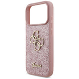 Guess iPhone 17 Pro/iPhone 18 Pro Cover Fixed Glitter Lyserød