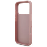Guess iPhone 17 Pro/iPhone 18 Pro Cover Fixed Glitter Lyserød
