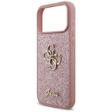 Guess iPhone 17 Pro Max/iPhone 18 Pro Max Cover Fixed Glitter Lyserød