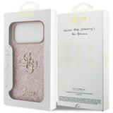 Guess iPhone 17 Pro Max/iPhone 18 Pro Max Cover Fixed Glitter Lyserød