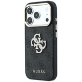 Guess iPhone 17 Pro Max/iPhone 18 Pro Max Cover 4G Strass-logo Sort