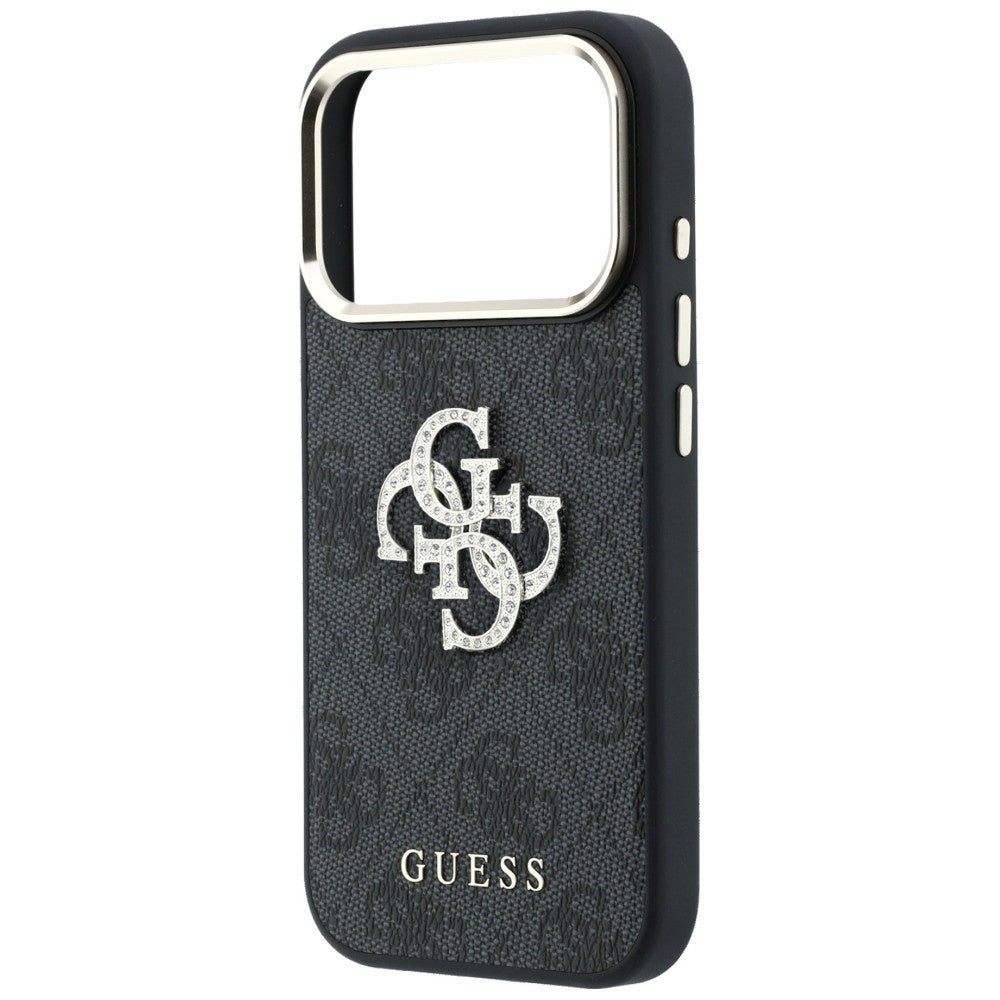 Guess iPhone 17 Pro Max/iPhone 18 Pro Max Cover 4G Strass-logo Sort