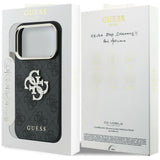 Guess iPhone 17 Pro Max/iPhone 18 Pro Max Cover 4G Strass-logo Sort