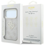Guess iPhone 17 Pro/iPhone 18 Pro Cover 4G Strass-logo Lyserød
