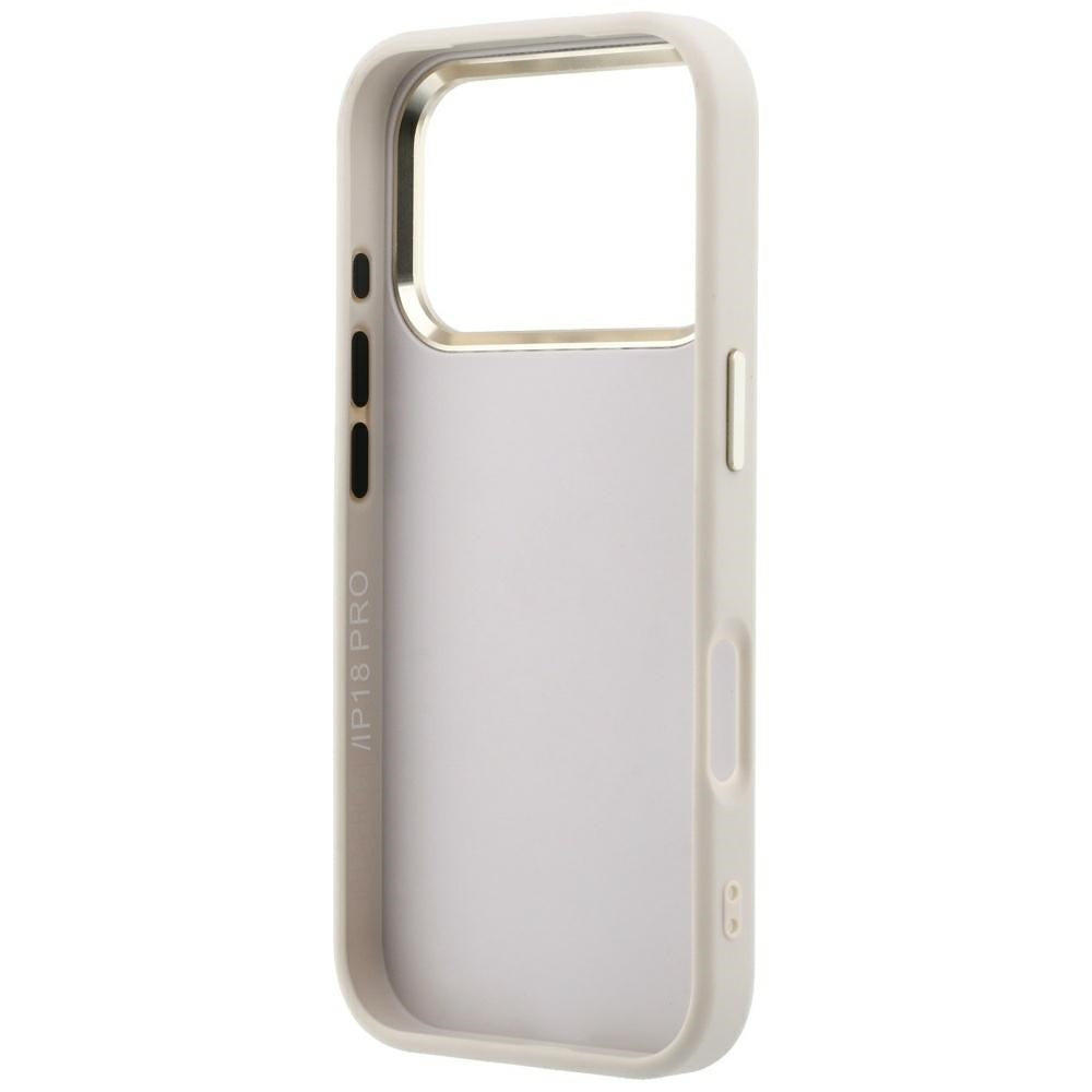 Guess iPhone 17 Pro Max/iPhone 18 Pro Max Cover 4G Resin-logo Lyserød