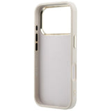 Guess iPhone 17 Pro Max/iPhone 18 Pro Max Cover 4G Resin-logo Lyserød