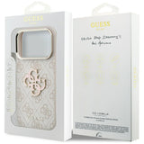 Guess iPhone 17 Pro Max/iPhone 18 Pro Max Cover 4G Resin-logo Lyserød