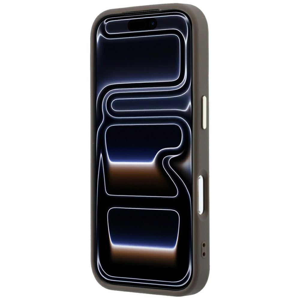 Guess iPhone 17 Pro Max/iPhone 18 Pro Max Cover 4G Resin Logo Brun