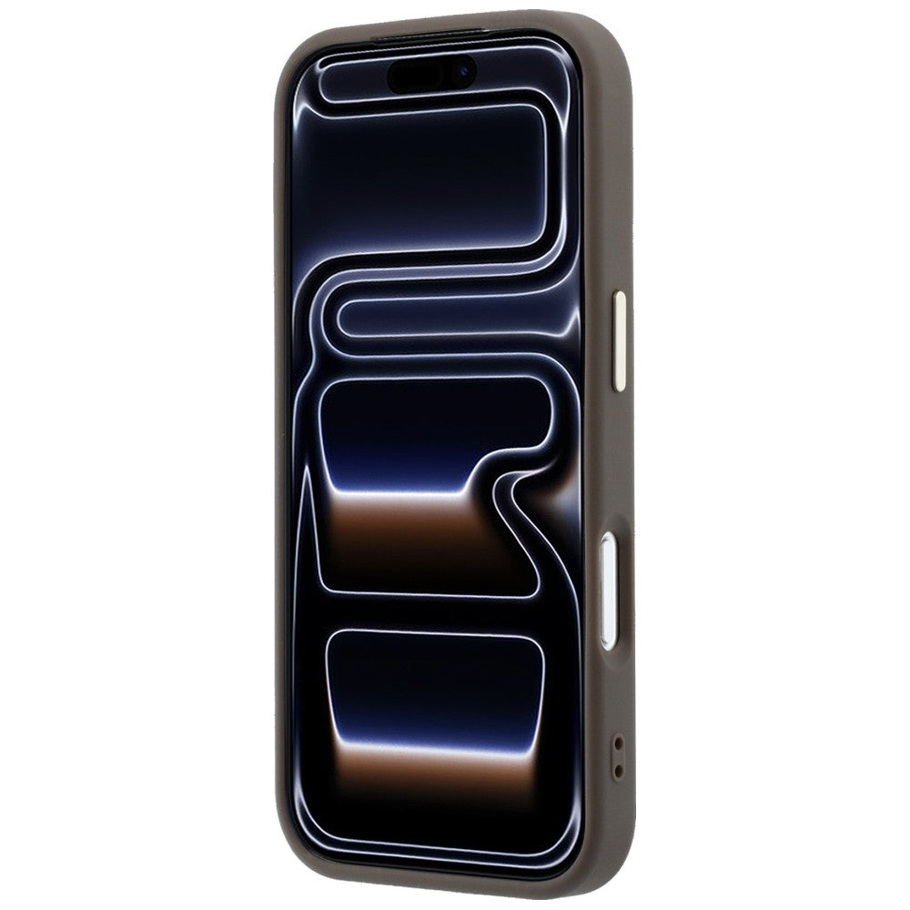Guess iPhone 17 Pro/iPhone 18 Pro Cover 4G Resin-logo Brun