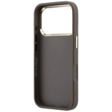 Guess iPhone 17 Pro/iPhone 18 Pro Cover 4G Resin-logo Brun