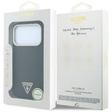 Guess iPhone 17 Pro/iPhone 18 Pro Cover Kevlar Triangle Logo Sort
