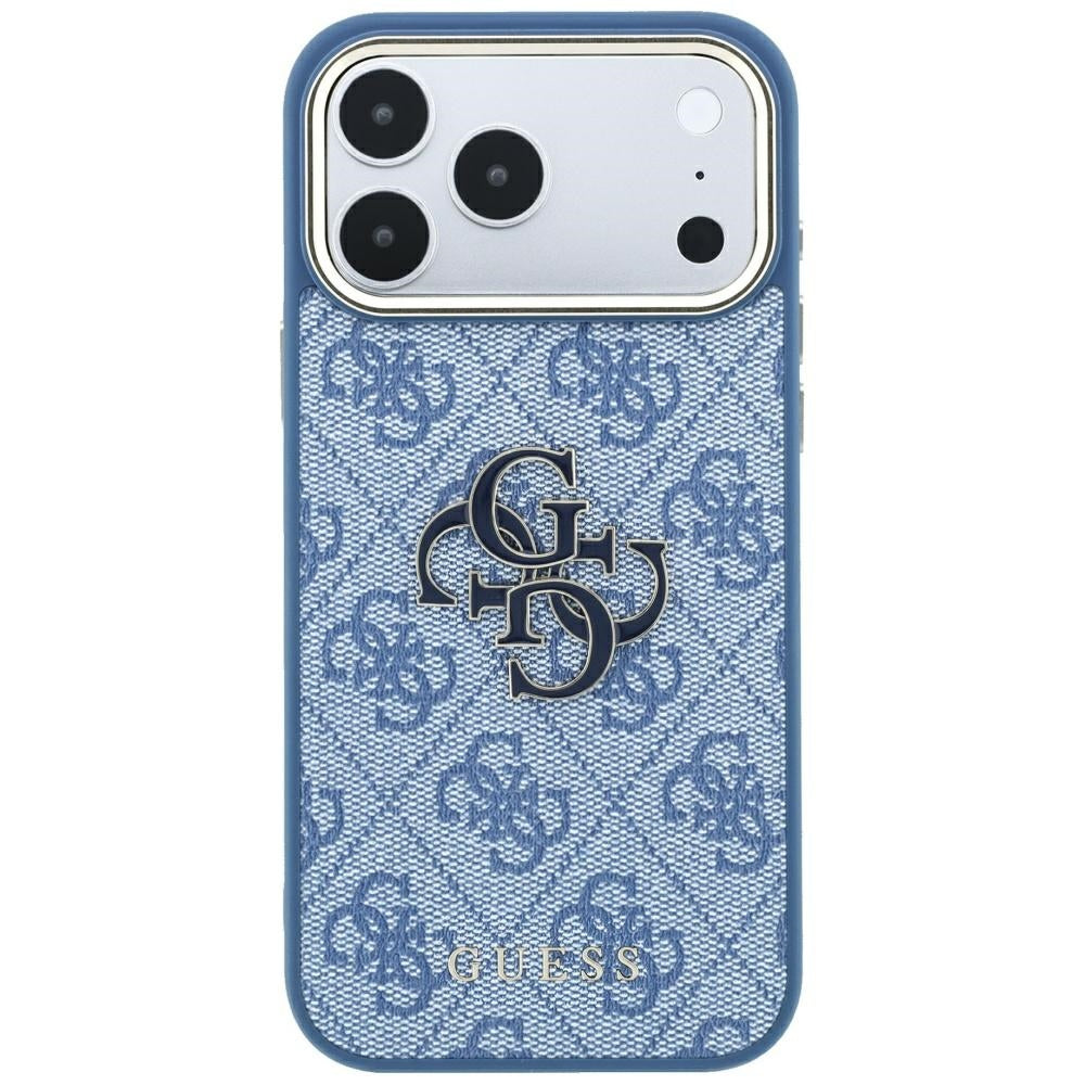 Guess iPhone 17 Pro Max/iPhone 18 Pro Max Cover 4G Resin Logo Blå