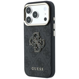 Guess iPhone 17 Pro Max/iPhone 18 Pro Max Cover 4G Resin Logo Sort