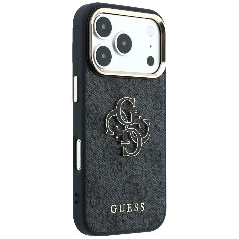 Guess iPhone 17 Pro Max/iPhone 18 Pro Max Cover 4G Resin Logo Sort