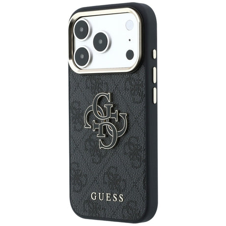 Guess iPhone 17 Pro/iPhone 18 Pro Cover 4G Resin Logo Sort